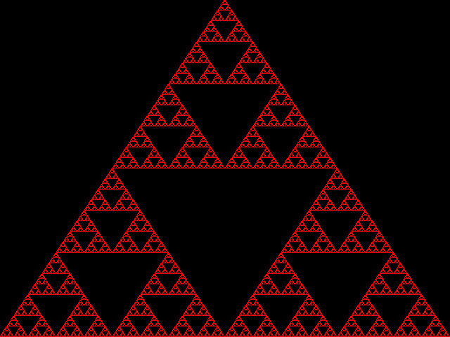 sierpiński triangle